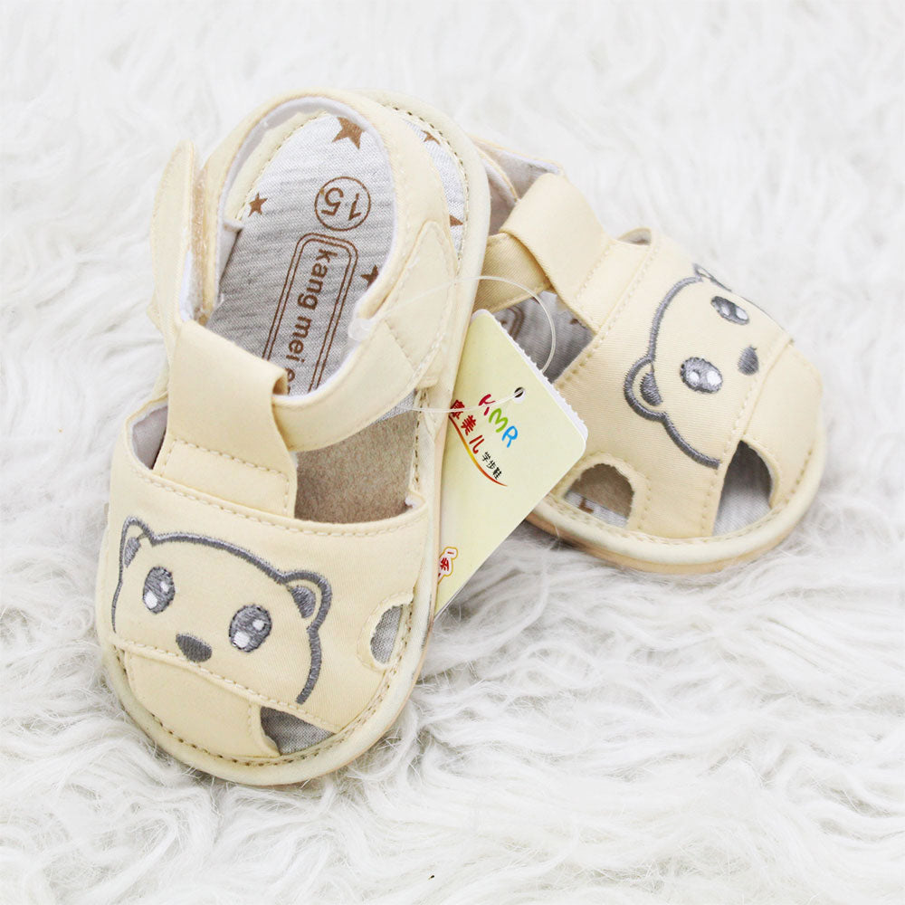 Imported Kids 3D Bear Baby Shoes Fashion Flat Sandals for 6-15 Months