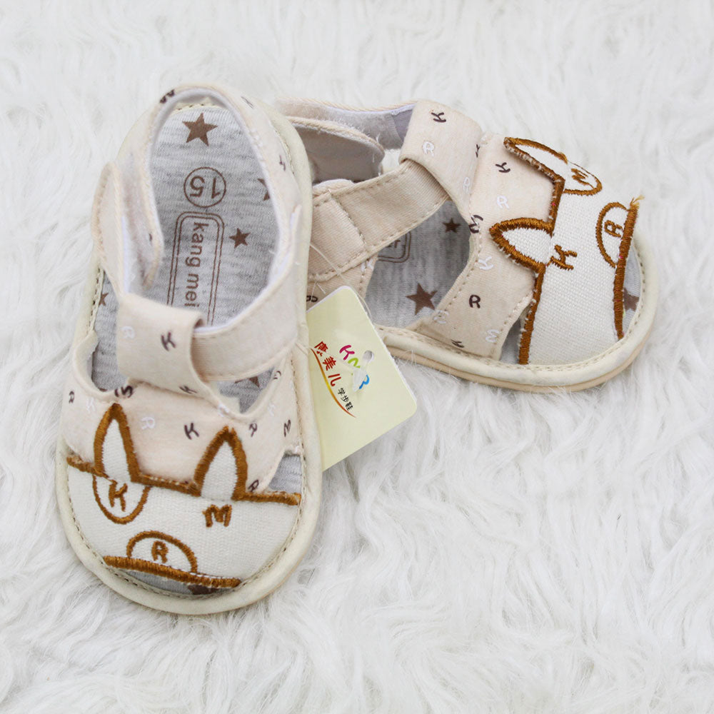 Imported Kids 3D Bear Baby Shoes Fashion Flat Sandals for 6-15 Months