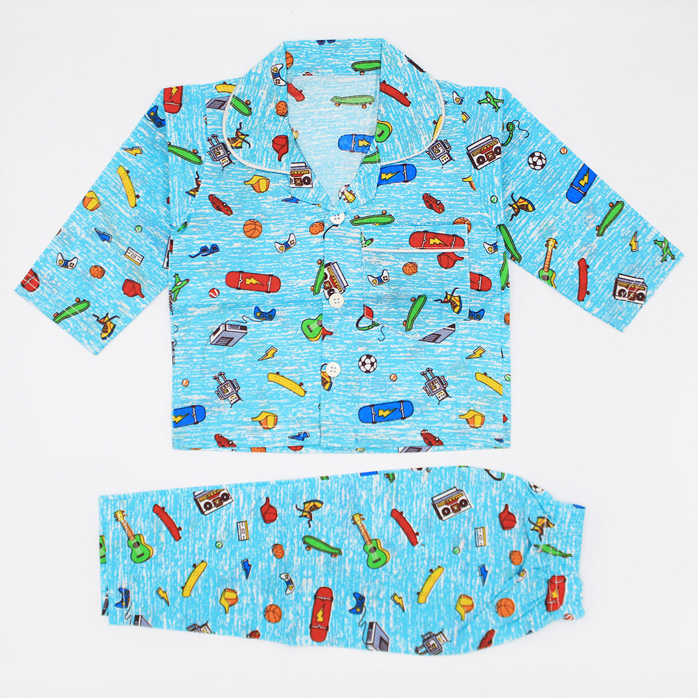 Imported Boys Full Sleeves Night Suit for 9 Months -2 Years