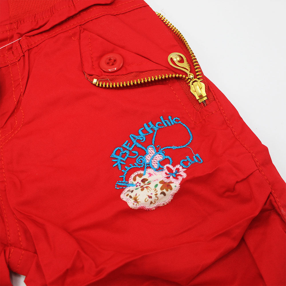 Imported Baby Girl 3D Embroidered Fancy Doll Pants for 18 Months - 4 Years