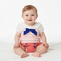 Baby Girl Cute Fancy Bowtie Dungaree Body Romper Dress Onesie for 0-12 Months