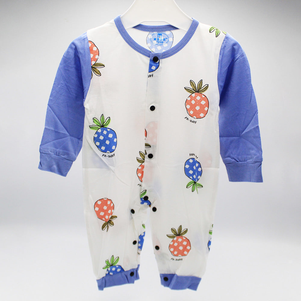 Imported Baby Full Sleeves Pineapple Romper for 6-18 Months