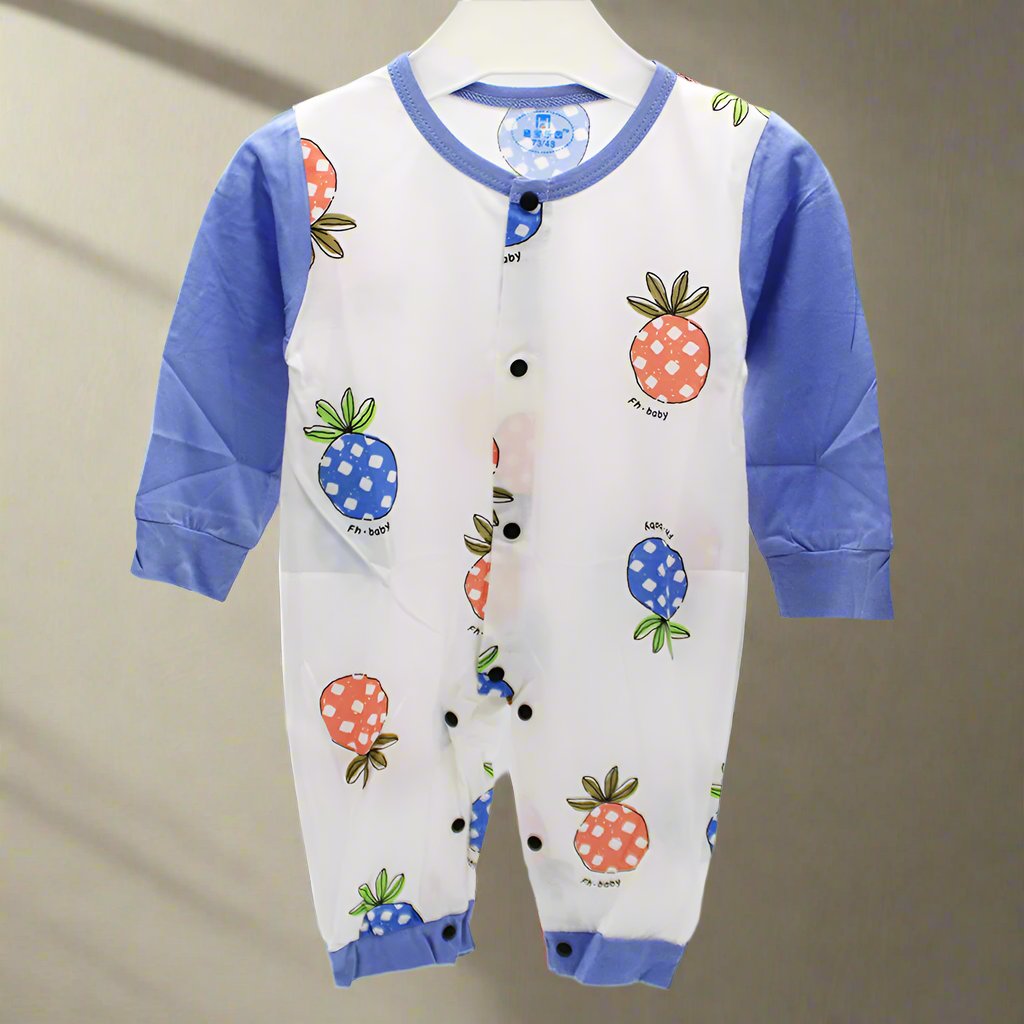 Imported Baby Full Sleeves Pineapple Romper for 6-18 Months