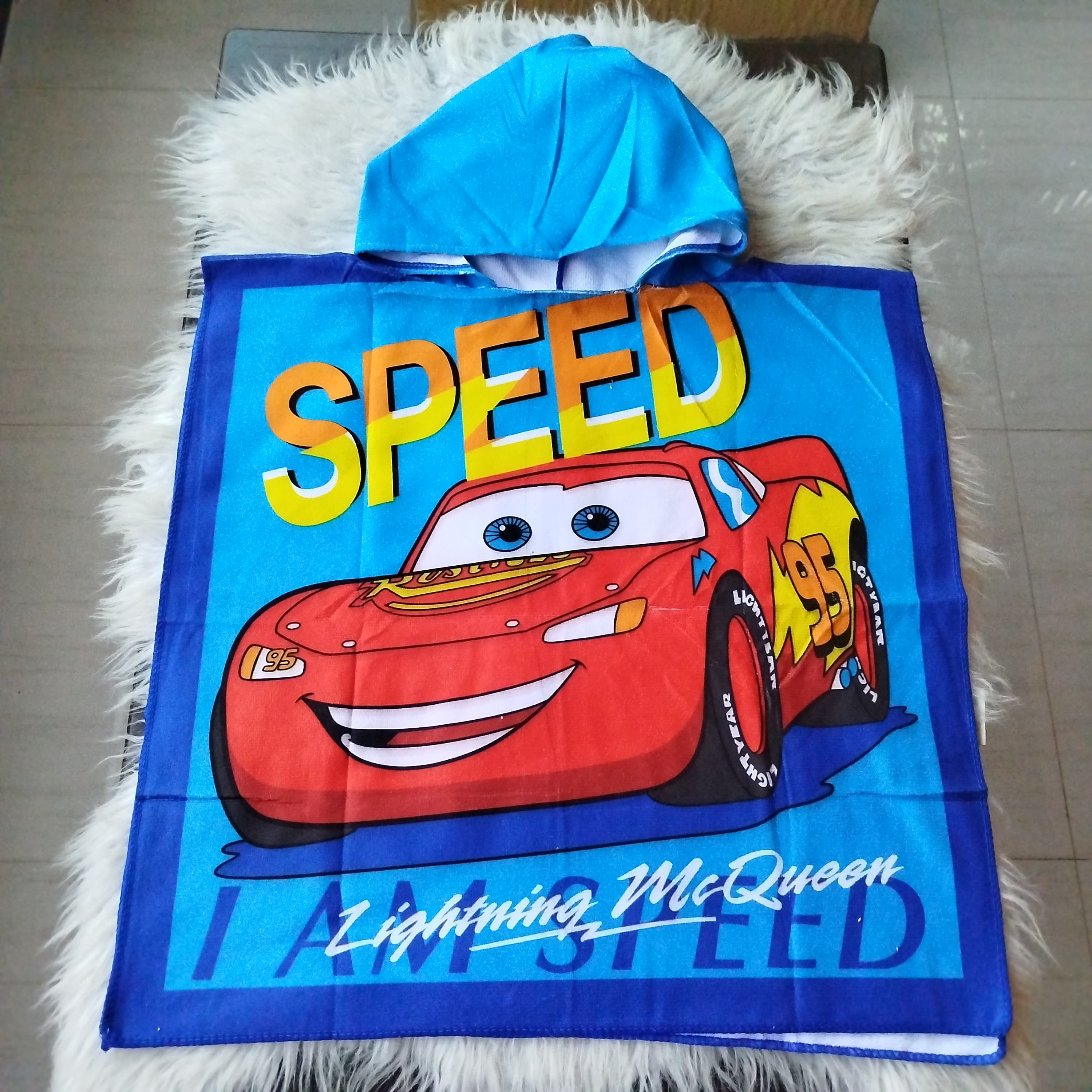 Imported Kids Soft Microfiber Towel for 1 to 7 Years Poncho Towels