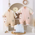 Imported Baby 3D Puppy Paws Winter Romper | Soft Polyester Filled Warm Suit (6 Months – 2 Years)