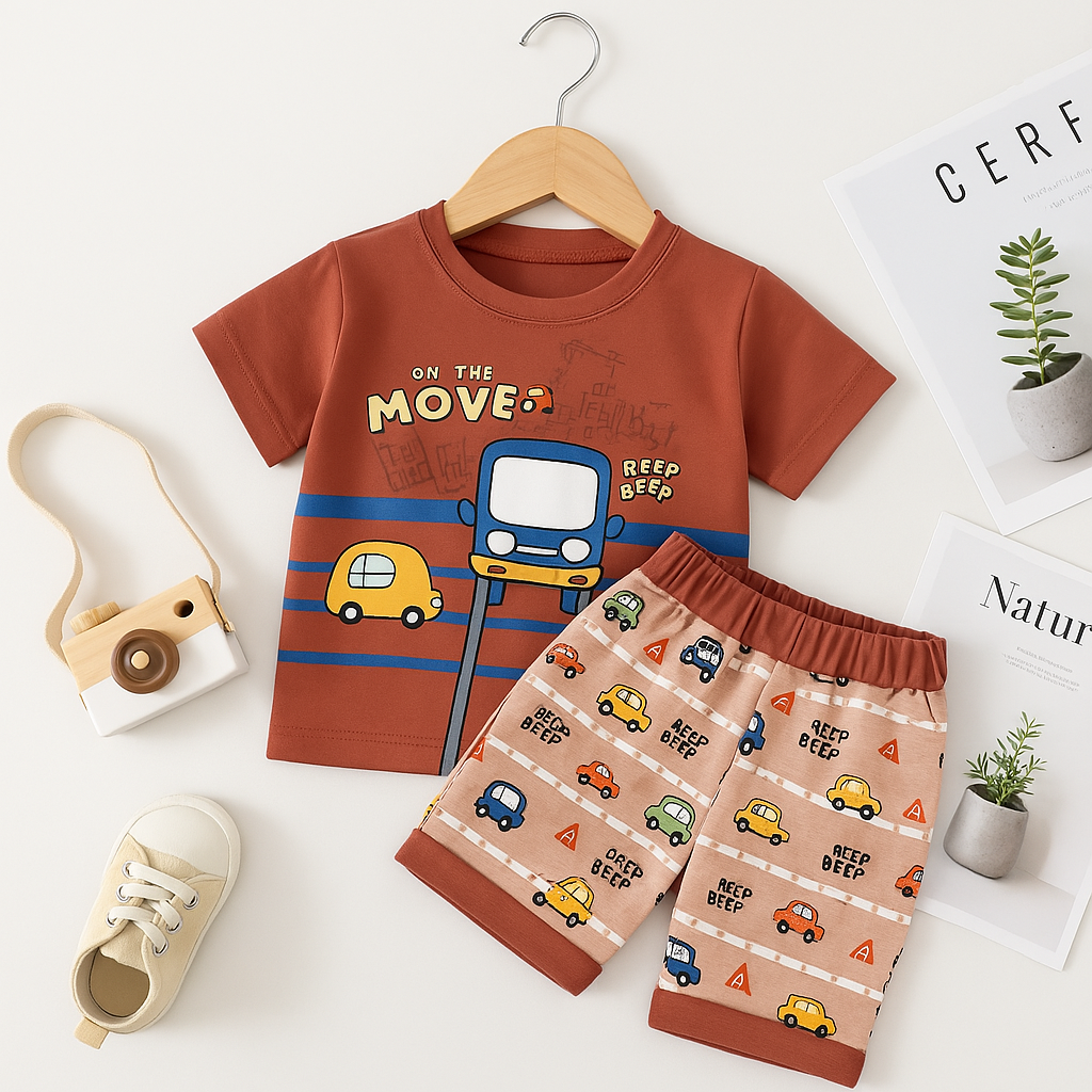 Baby On The Move Beep Car Dress for 3-9 Months