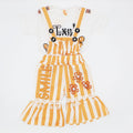 Baby Girl Smile Fancy Dungaree Half Sleeves Romper with Shirt for 3-9 months