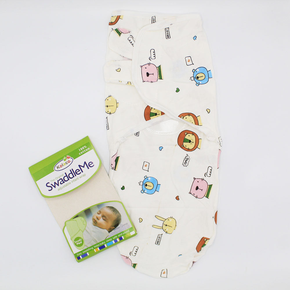 Imported Super Soft 100% Cotton Swaddle Me for 0-6 Months