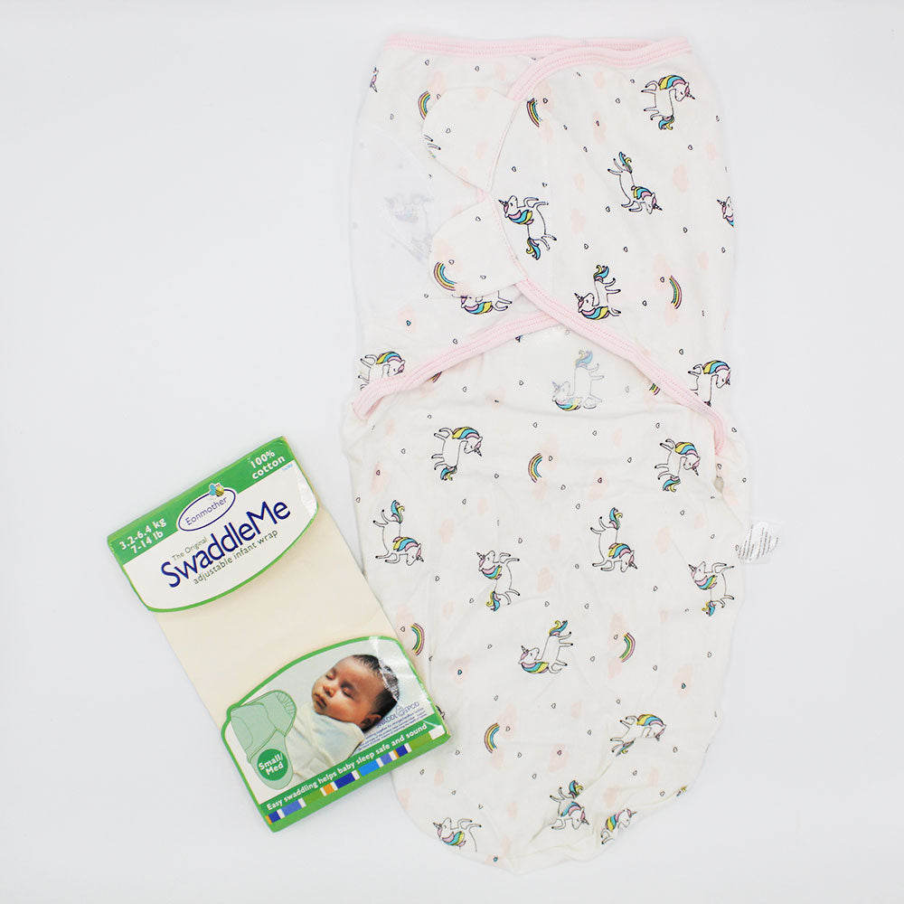 Imported Super Soft 100% Cotton Swaddle Me for 0-6 Months