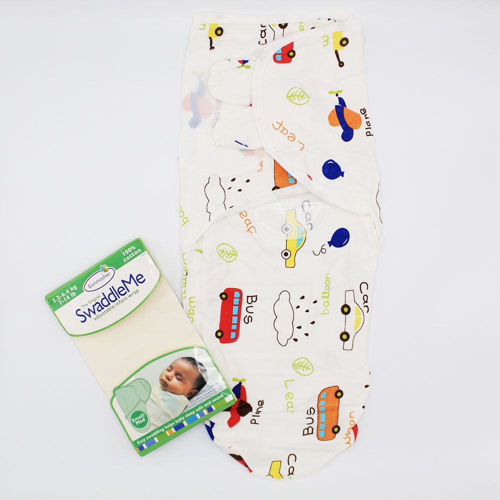Imported Super Soft 100% Cotton Swaddle Me for 0-6 Months