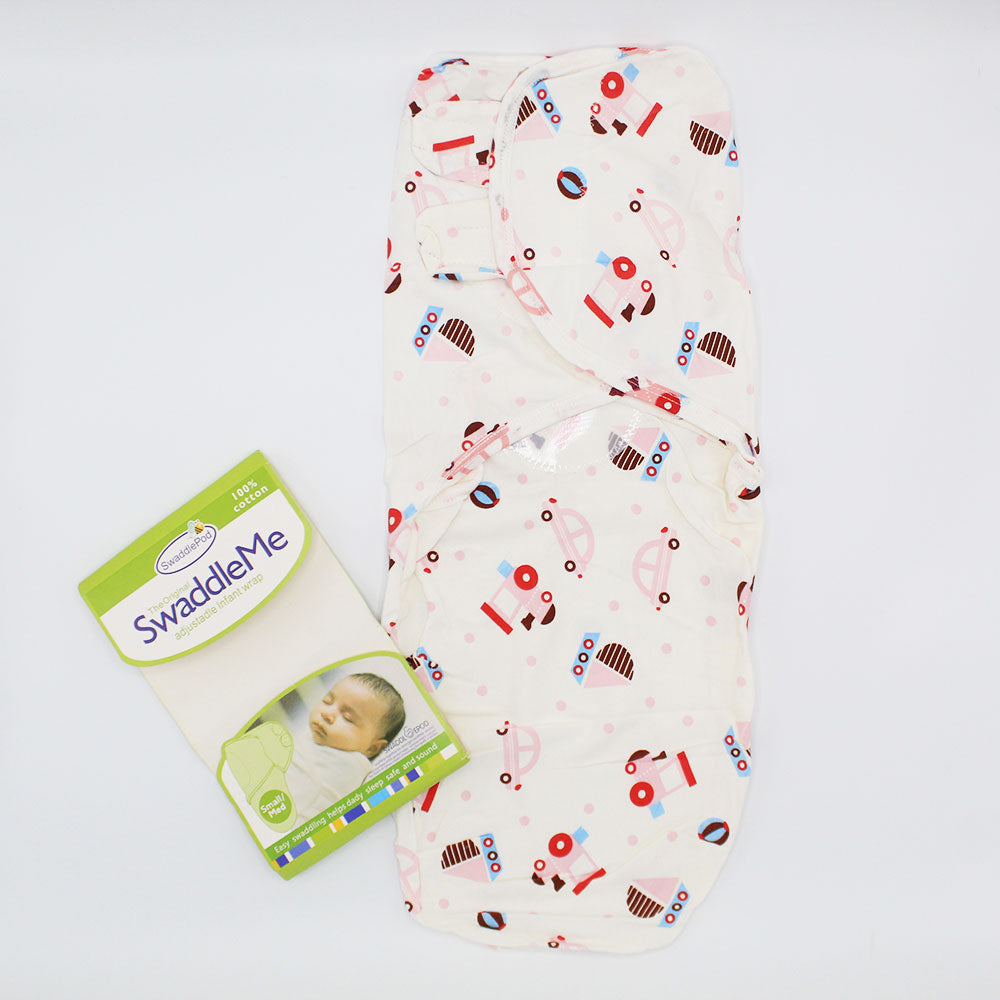 Imported Super Soft 100% Cotton Swaddle Me for 0-6 Months