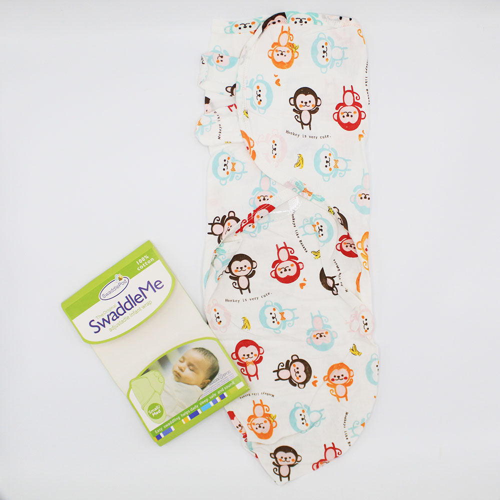 Imported Super Soft 100% Cotton Swaddle Me for 0-6 Months