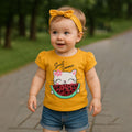 Baby Girl Cute Cat Watermelon Half Sleeve Pullover Shirt for 9 Months - 3 Years