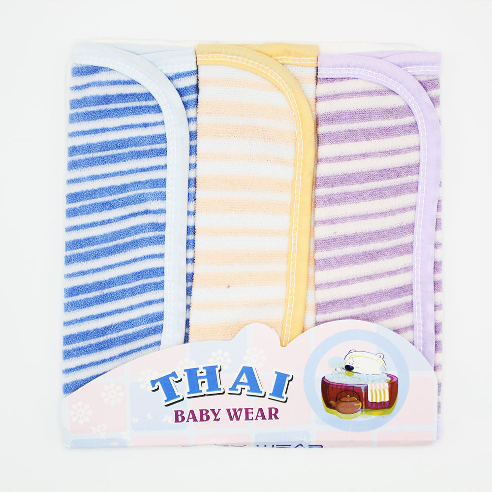 Baby 3 Pcs Pack Soft Terry Face Towel Set