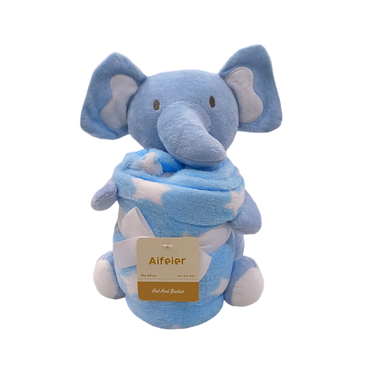 Imported Baby 3D Big Plush Toy with Super Soft Baby Blanket Gift Set