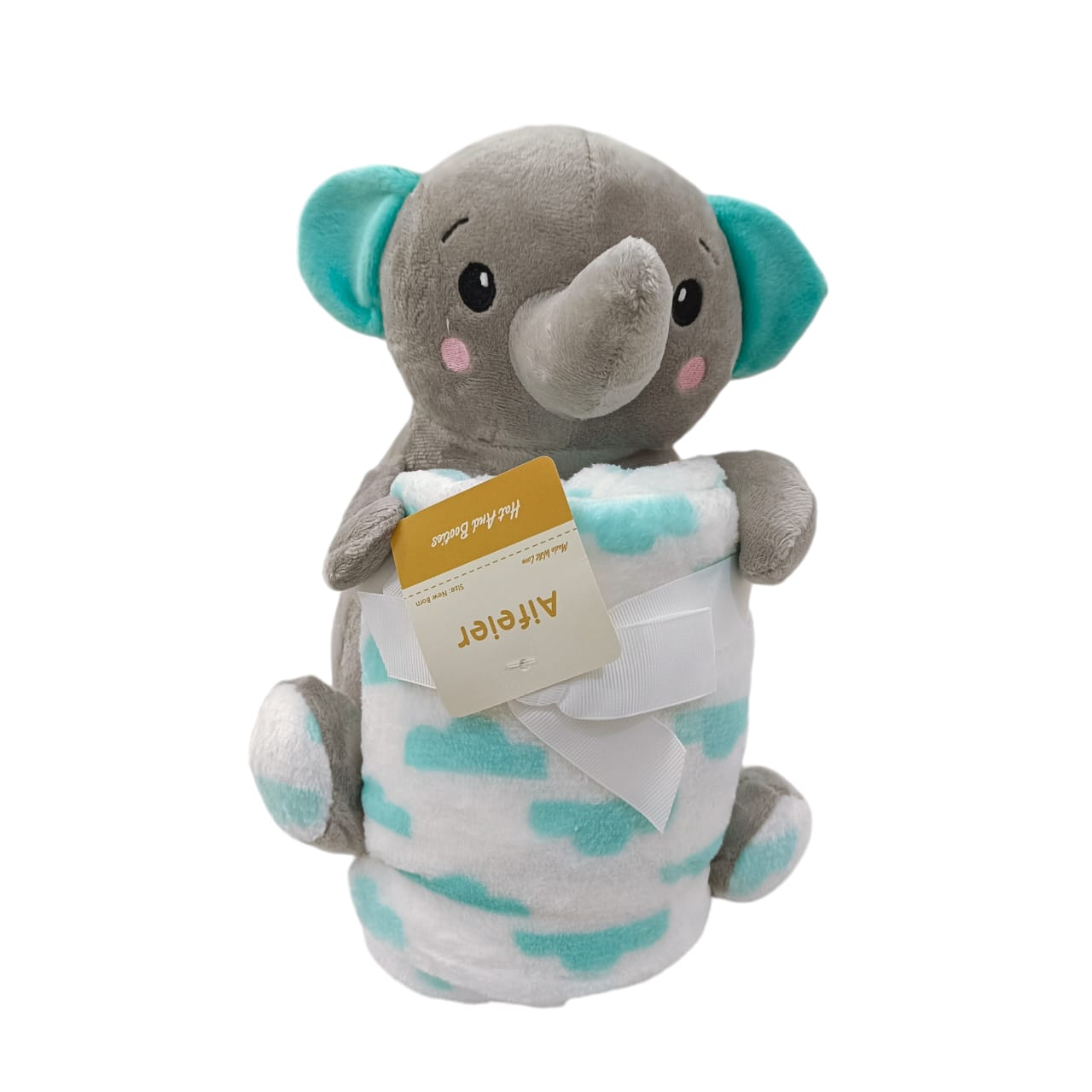 Imported Baby 3D Big Plush Toy with Super Soft Baby Blanket Gift Set