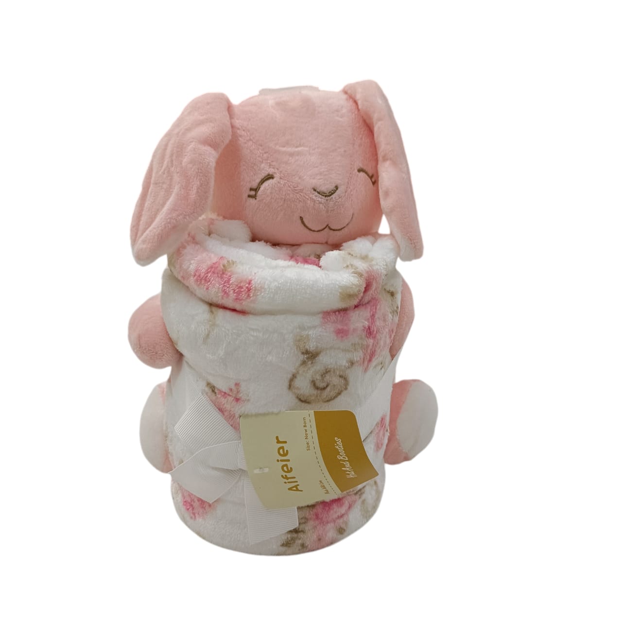 Imported Baby 3D Big Plush Toy with Super Soft Baby Blanket Gift Set