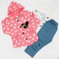 Girls 3Pcs Cute Minnie Hoodie Frock Dress for 12 Months - 3 Years