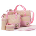 5-in-1 Waterproof Maternity Diaper Bag for Moms | Multi-Functional Baby Travel Bag