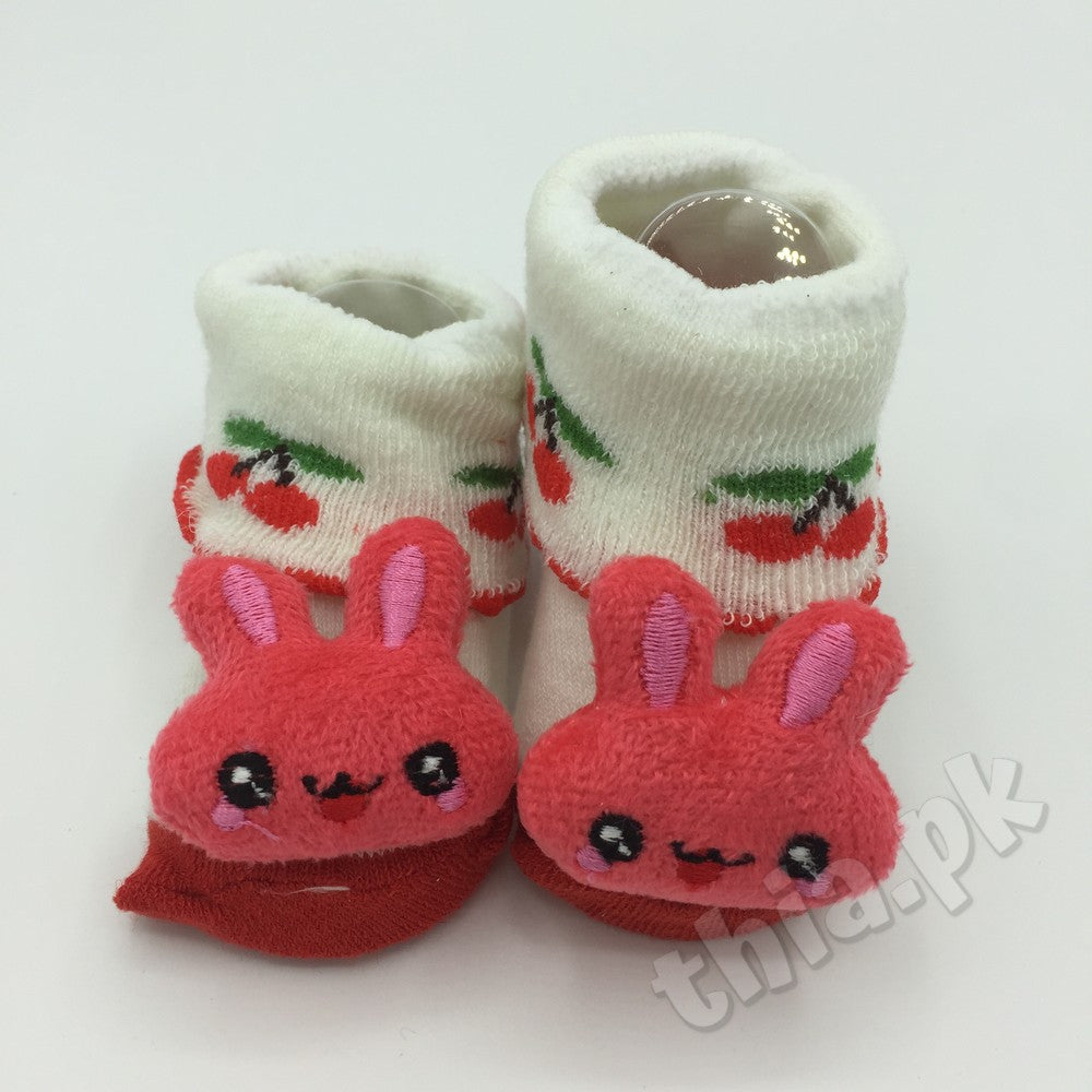 Baby Cute Cartoon Characters Booties Socks Shoes - 0-6 Months