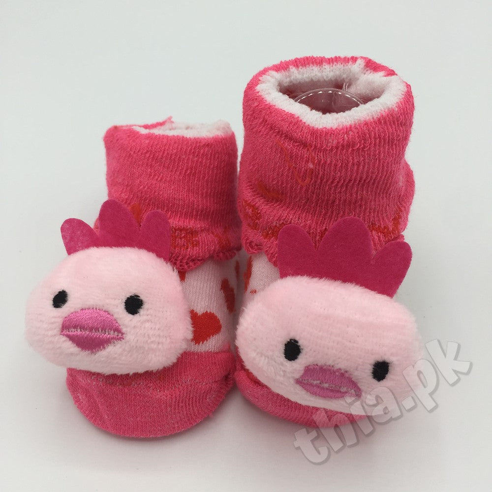 Baby Cute Cartoon Characters Booties Socks Shoes - 0-6 Months