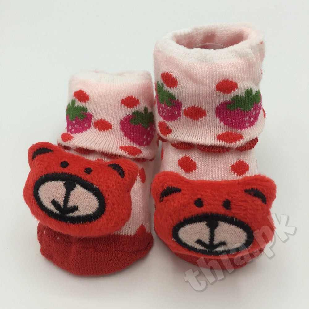 Baby Cute Cartoon Characters Booties Socks Shoes - 0-6 Months