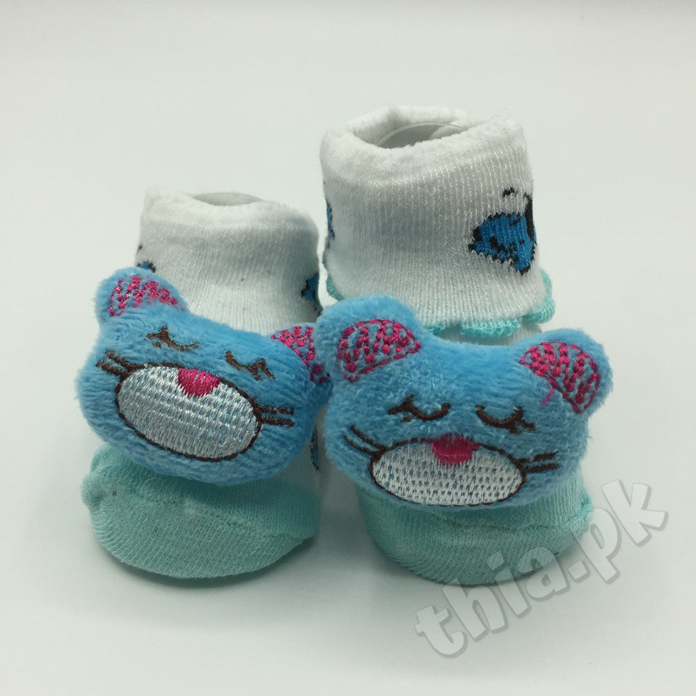 Baby Cute Cartoon Characters Booties Socks Shoes - 0-6 Months