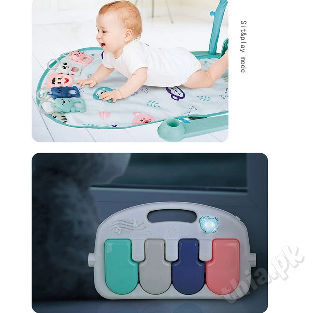 Imported Multifunction Baby New Style Play Gym Piano Fitness Rack Mat With Remote