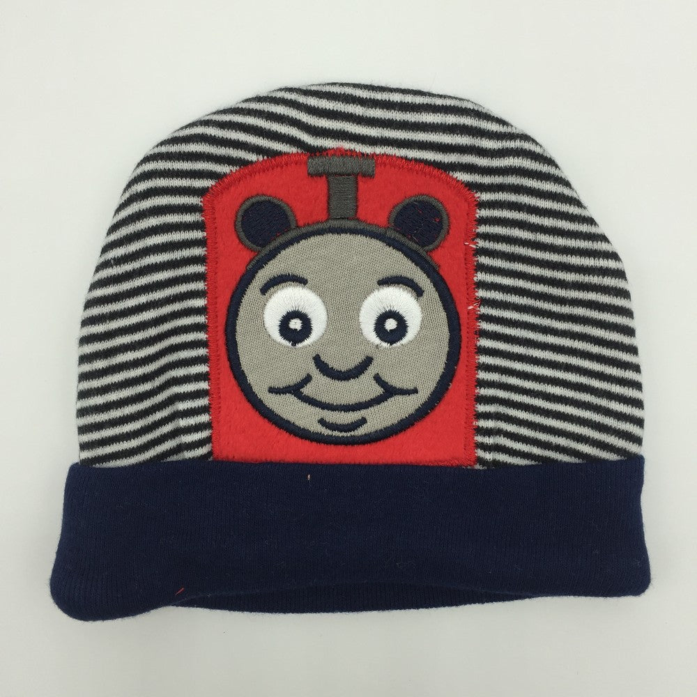 Imported Newborn Baby Warm Cap Pre Winter Unisex Baby Cartoon Embroidered for 0-3 Months