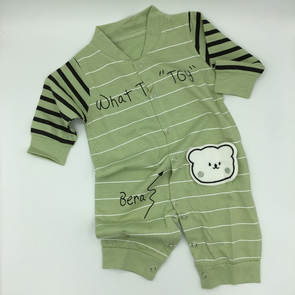 Newborn Baby Bear Overall Long Sleeve Romper Bodysuit For 0-12 Months