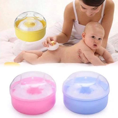 Baby Care Baby Powder Puff Box Container