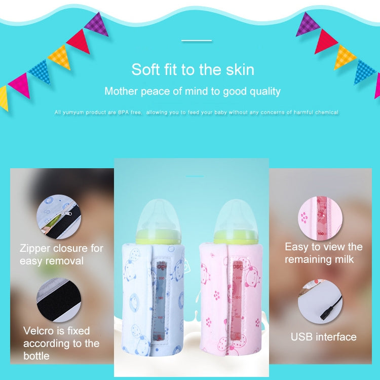 Imported USB Baby Bottle Warmer Portable Travel Milk Feeder Warmer