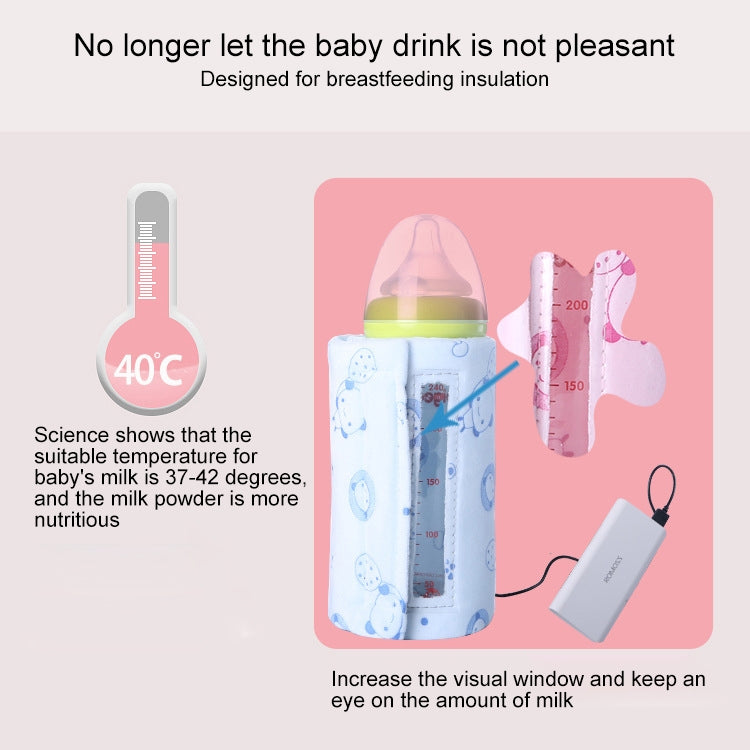 Imported USB Baby Bottle Warmer Portable Travel Milk Feeder Warmer