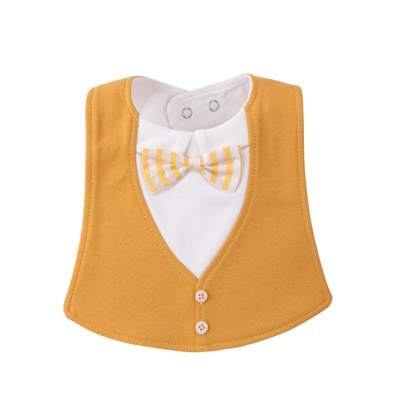 Imported Newborn Gentleman Bow-tie Waterproof Bandana Baby Bib