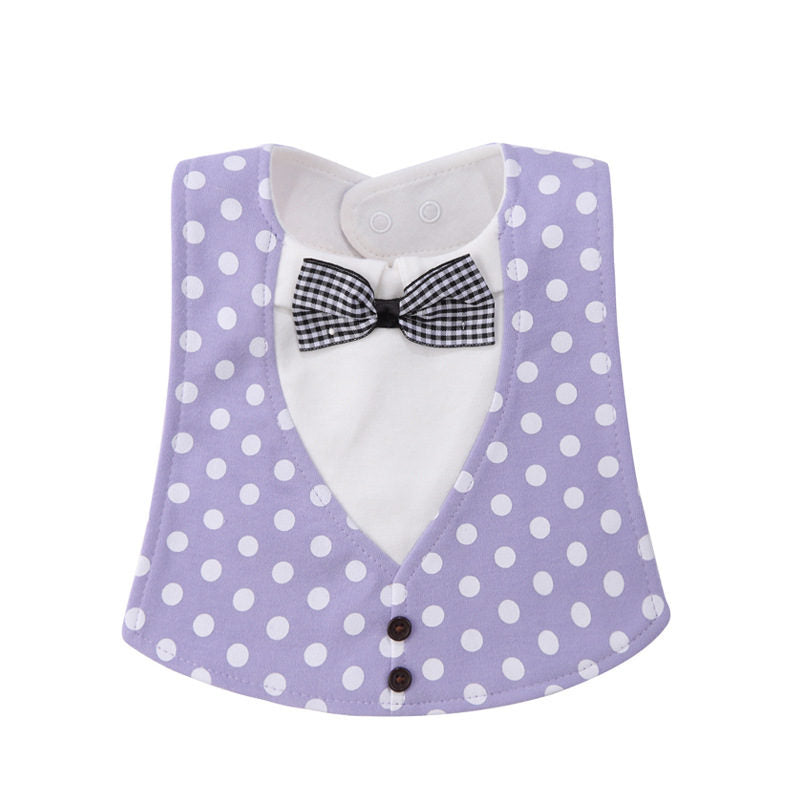 Imported Newborn Gentleman Bow-tie Waterproof Bandana Baby Bib