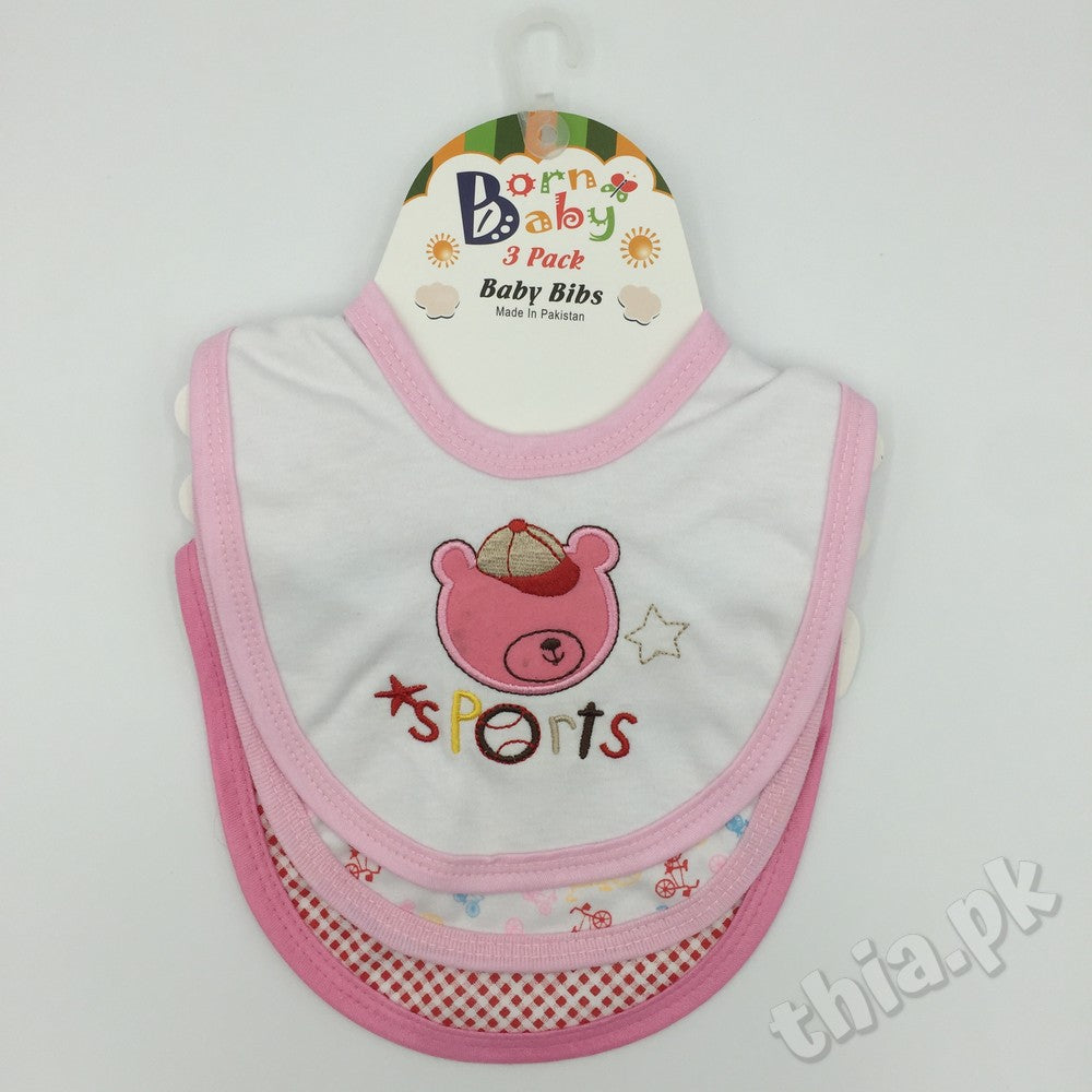 Pack of 3 Cotton Baby Bib