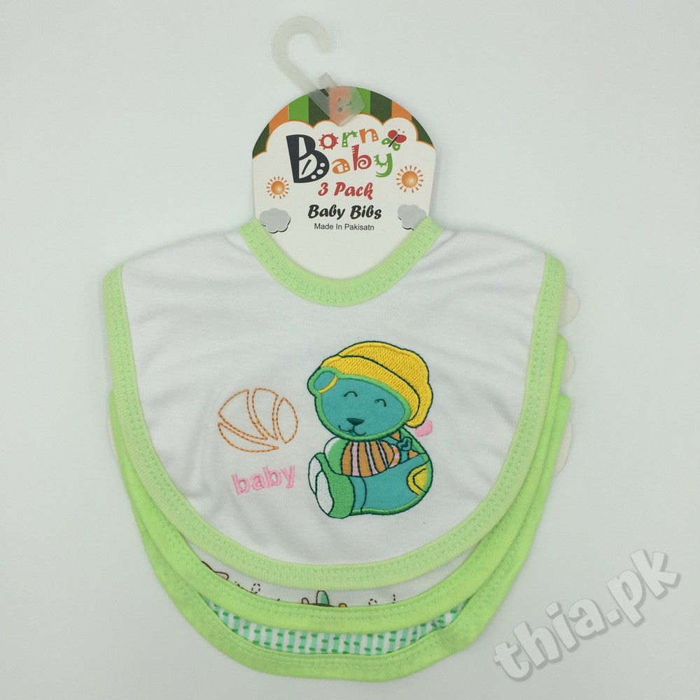 Pack of 3 Cotton Baby Bib