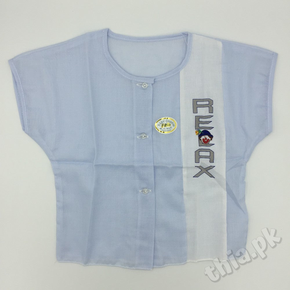 Imported Thailand Baby Relax Clown Cotton Stuff Jabla Shirt for 0-6 Months