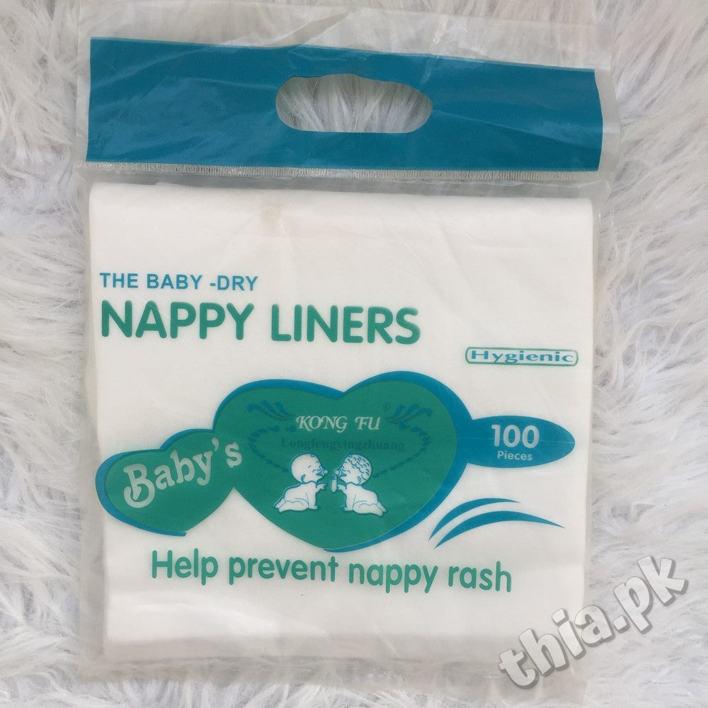 100 Sheets Baby Disposable Diapers Biodegradable & Flushable Nappy Liners Cloth Diaper Liners