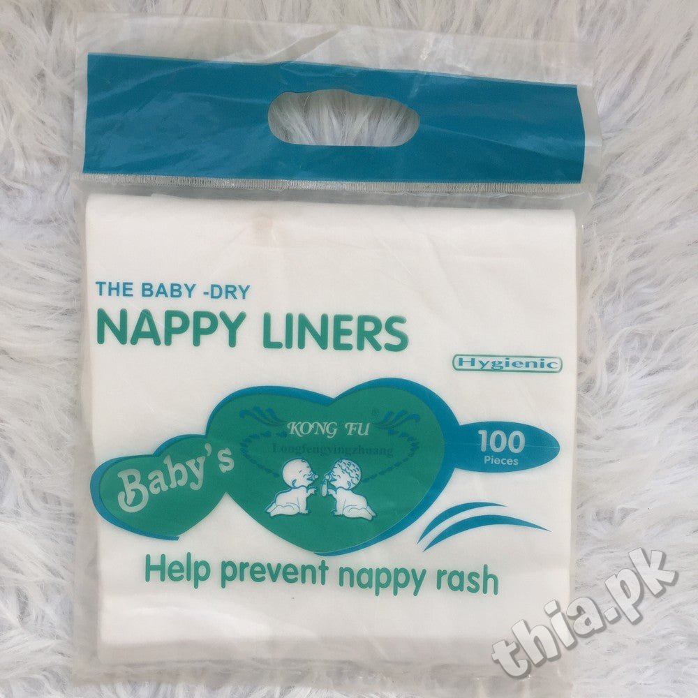 100 Sheets Baby Disposable Diapers Biodegradable & Flushable Nappy Liners Cloth Diaper Liners