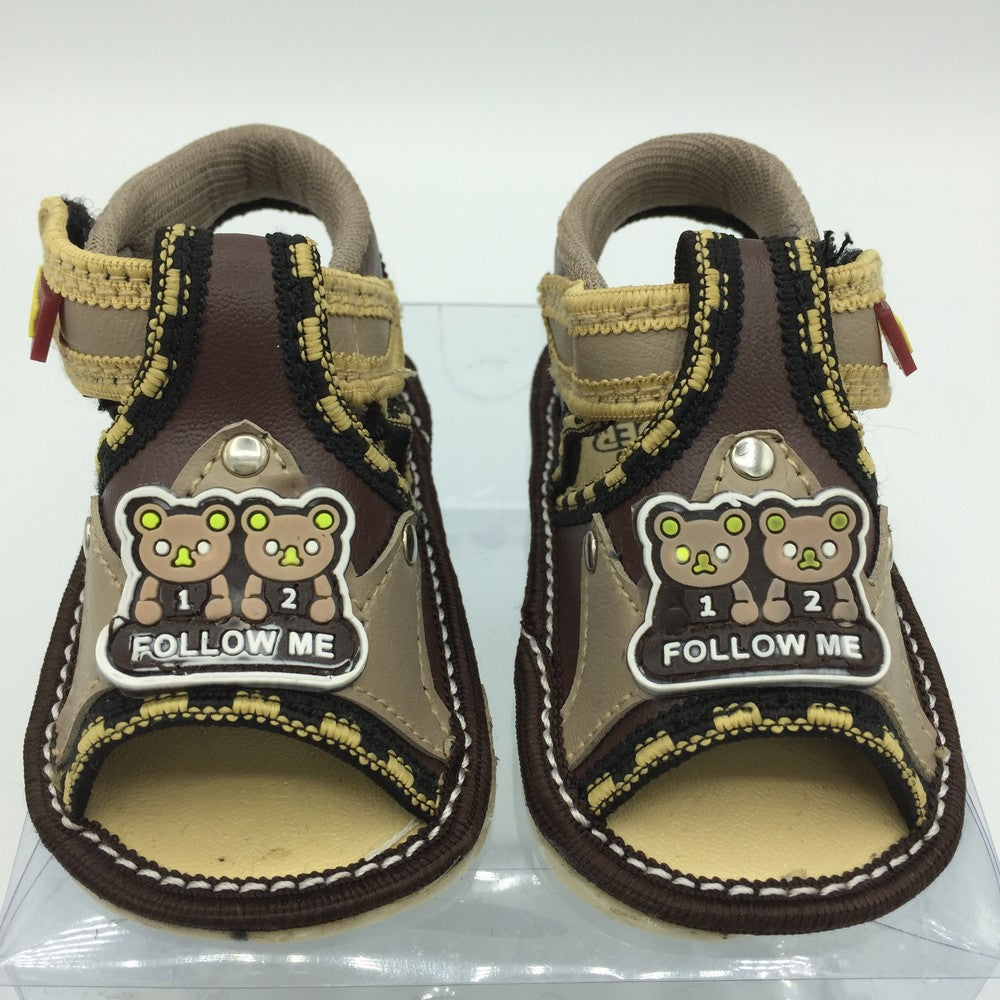Baby Flat Casual Sandals Shoes Non-Slip Soft PU Leather Breathable Boys and Girls 0-18 Months - Beige