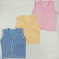 Baby Pack Of 3 Pcs Sleeveless Inner Vest Banyan – Colored
