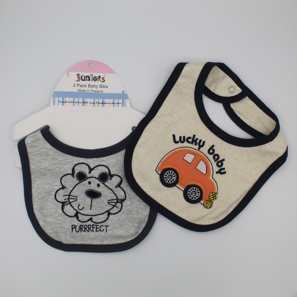 Imported Thailand 0-2 years 100% Cotton Double Layer Bib
