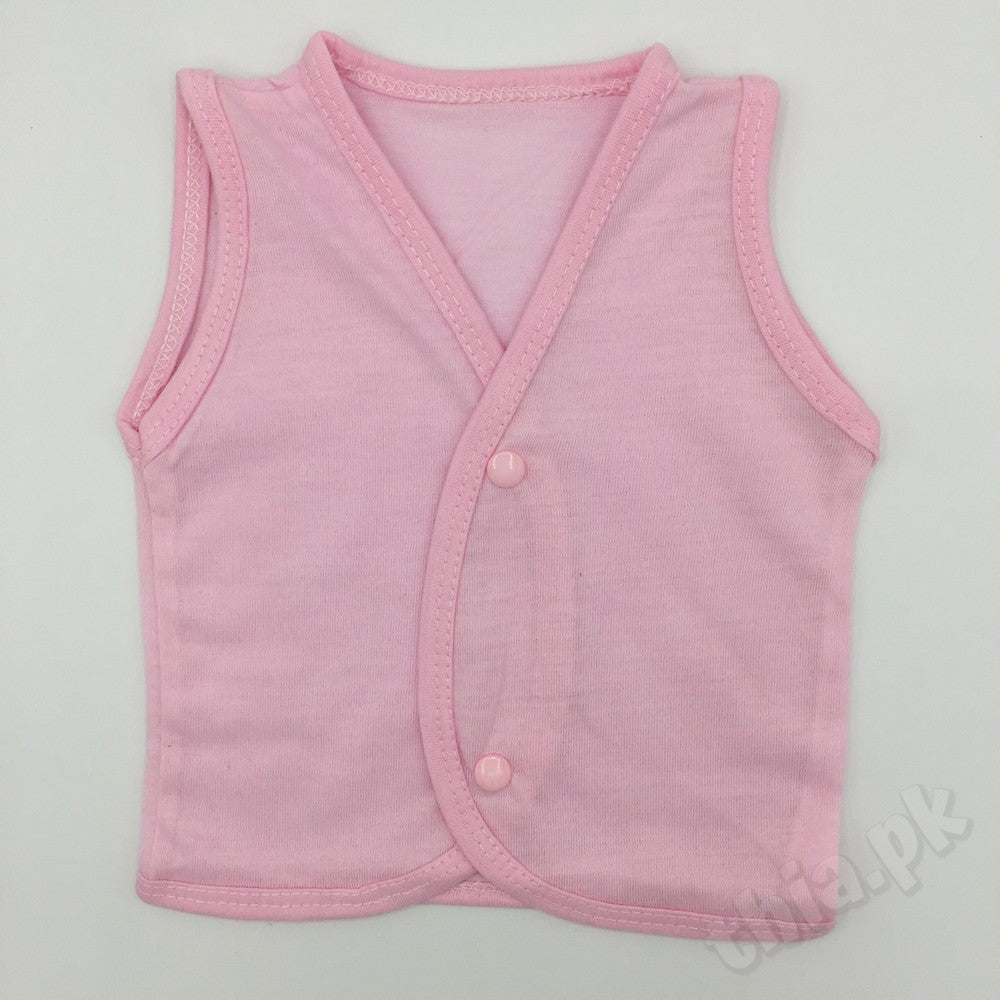 Baby Pack Of 3 Pcs Sleeveless Inner Vest Banyan – Colored