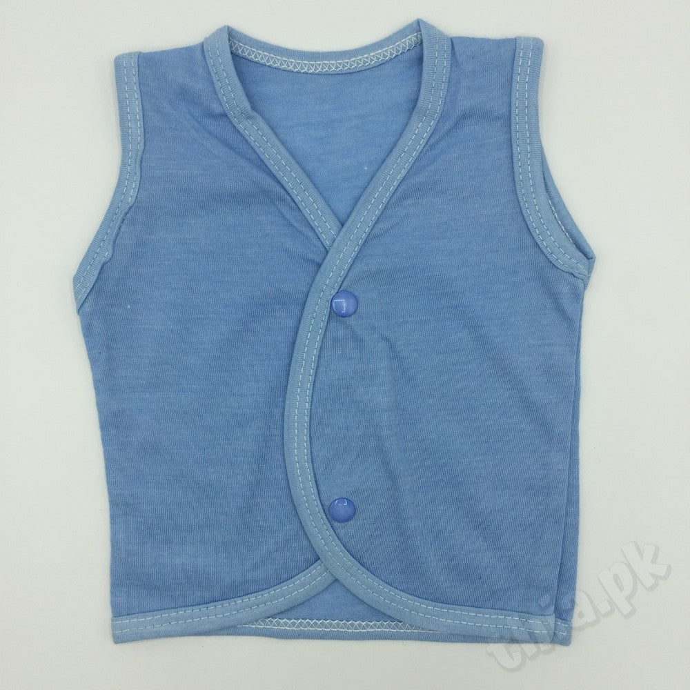 Baby Pack Of 3 Pcs Sleeveless Inner Vest Banyan – Colored