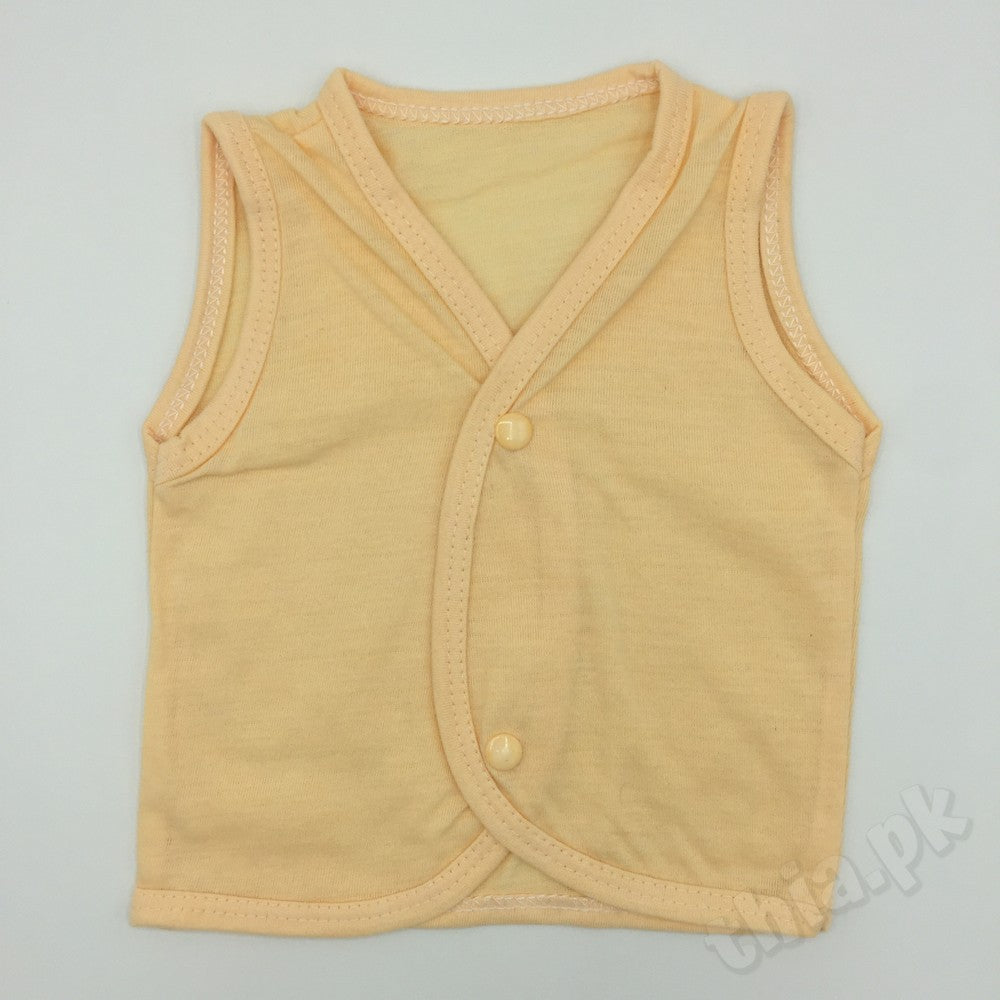 Baby Pack Of 3 Pcs Sleeveless Inner Vest Banyan – Colored