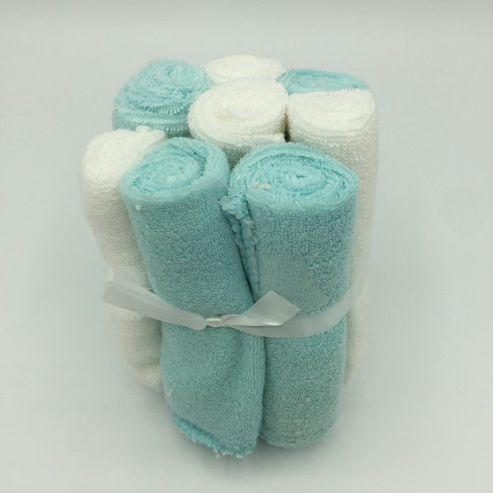 Newborn Pack of 8 Very Soft Washcloths Set