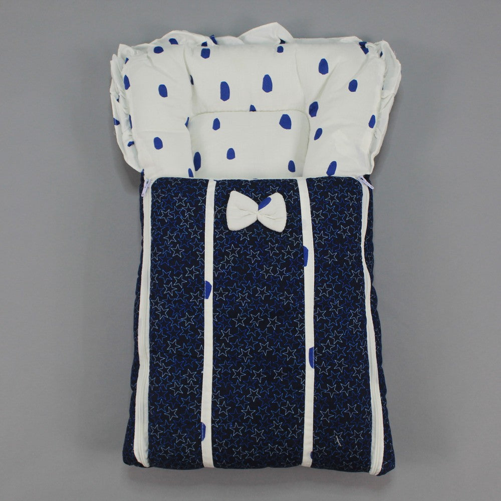 Newborn Double Frill Bow Style Carry Bag Style Carry Nest