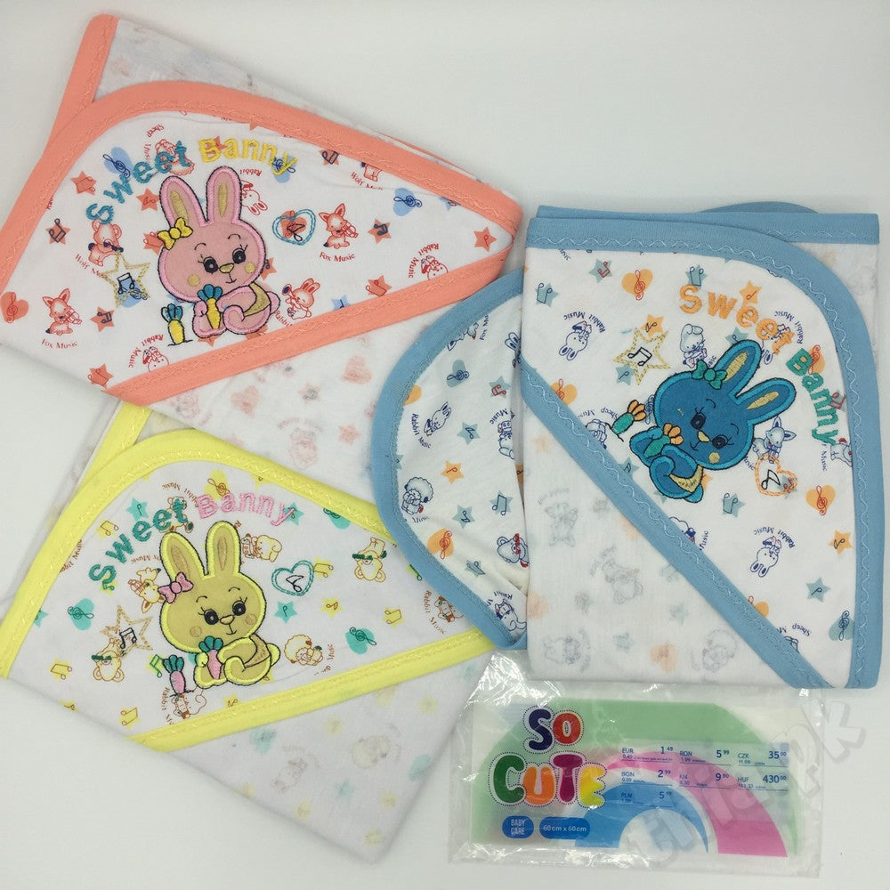 Baby Wrapping Sheet Cotton Sweet Bunny