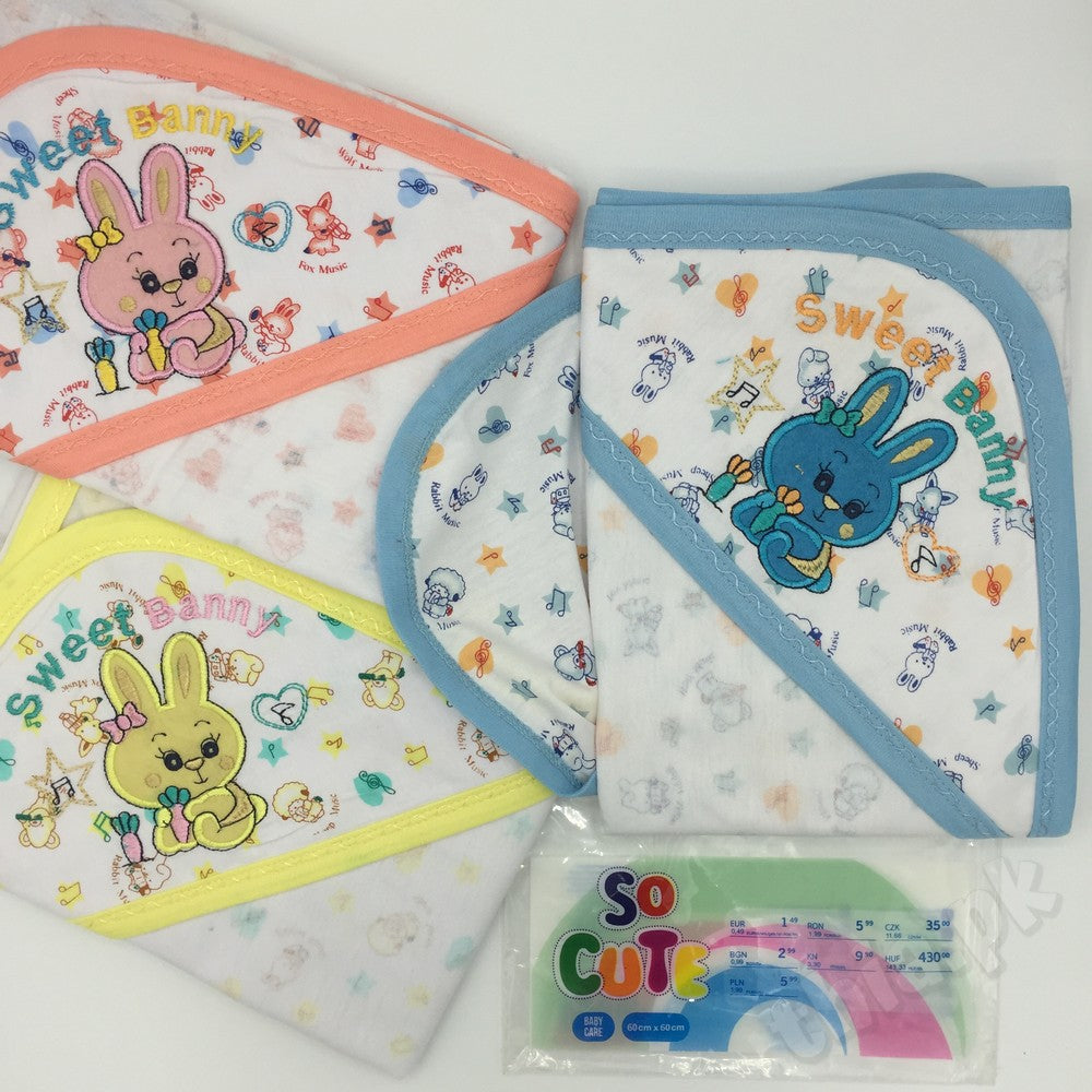 Baby Wrapping Sheet Cotton Sweet Bunny